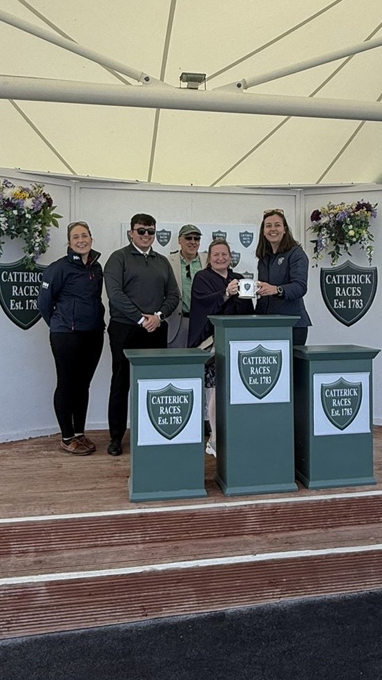 Collecting our prize